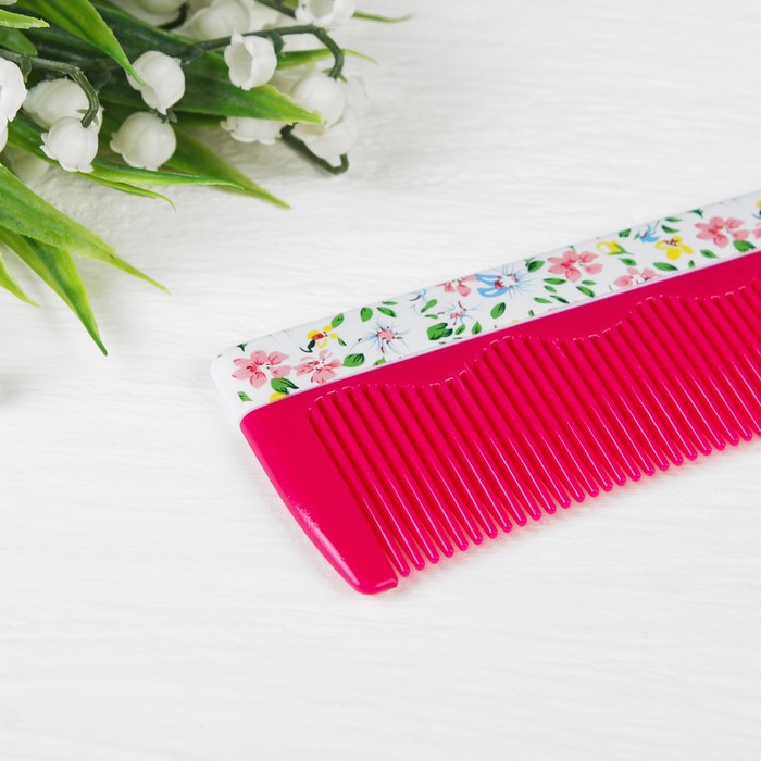 Расчёска-гребень, цвет МИКС