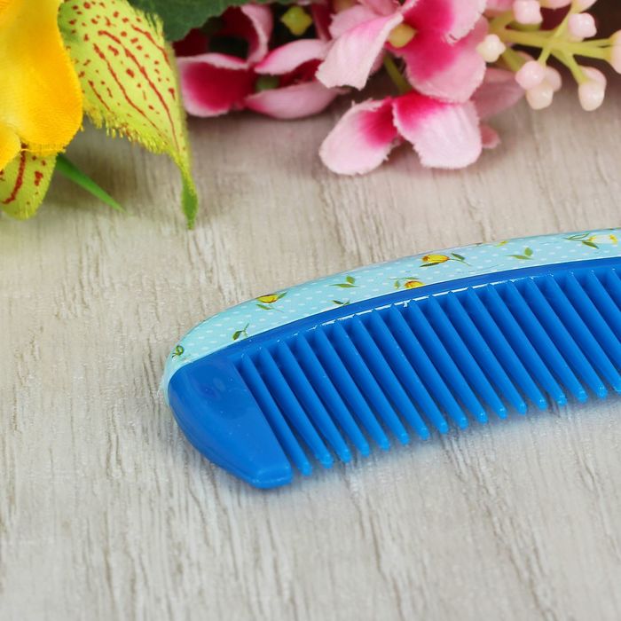 Расчёска с ручкой, цвета МИКС