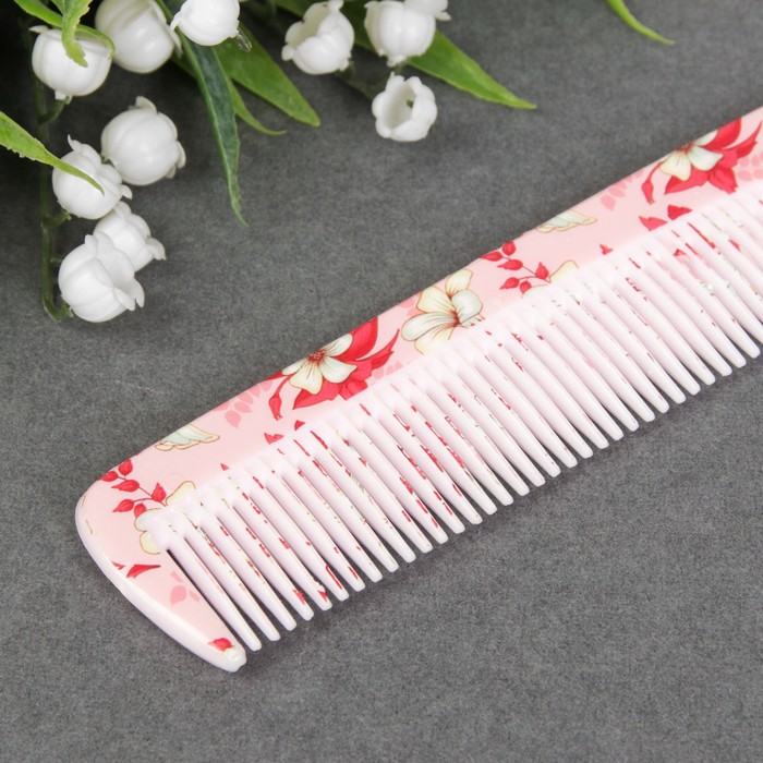 Расчёска с ручкой, цвета МИКС