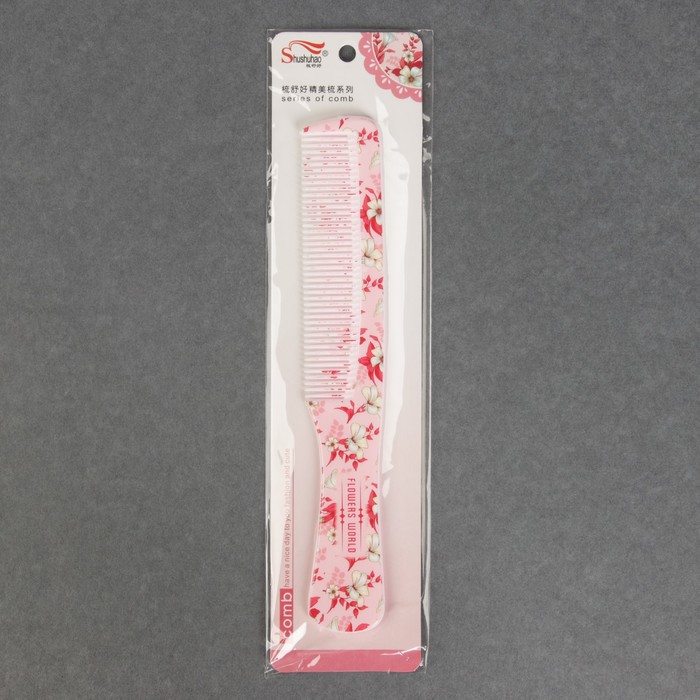 Расчёска с ручкой, цвета МИКС