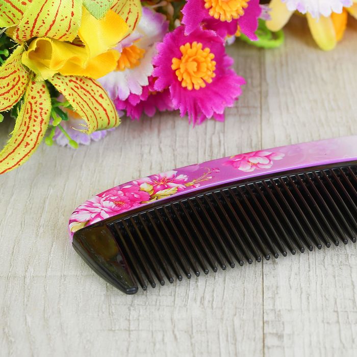 Расчёска с ручкой, цвета МИКС