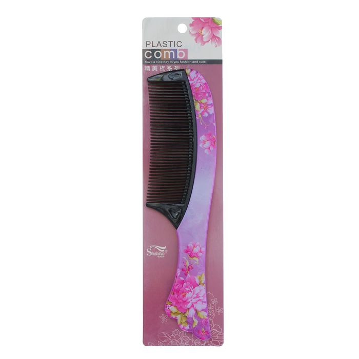 Расчёска с ручкой, цвета МИКС