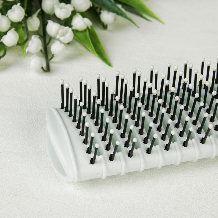 Расчёска массажная, вентилируемая, прямоугольная, цвета МИКС