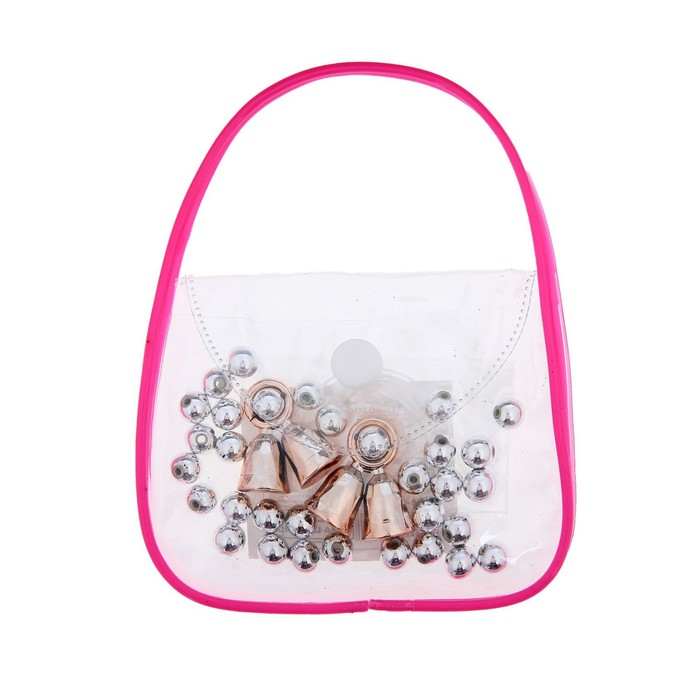 Набор бусин "Сумочка №14", 30 гр + резинка