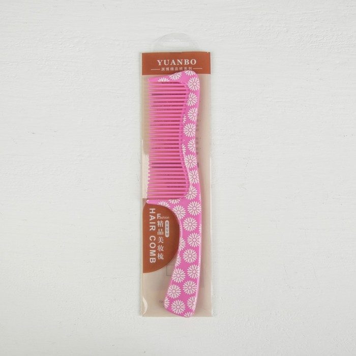 Расчёска с ручкой, цвета МИКС