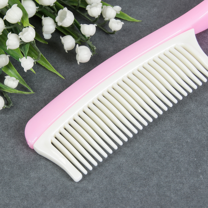 Расчёска с ручкой, цвета МИКС