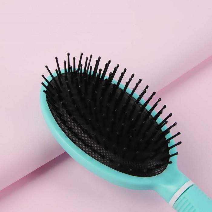 Расчёска массажная, овальная, цвета МИКС