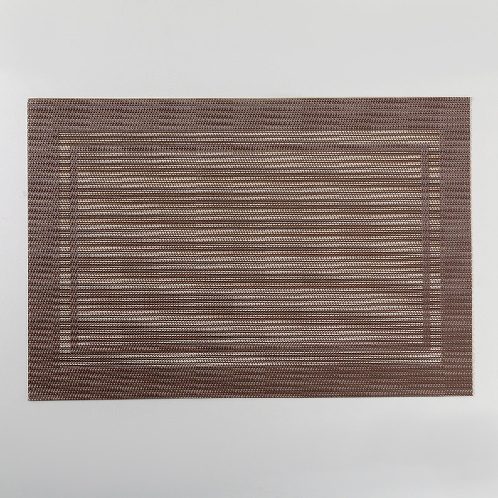 Салфетка кухонная "Окно" 45х30 см, цвет коричневый