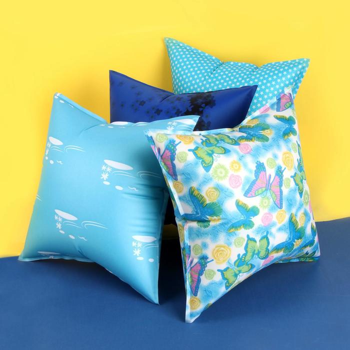 Подушка дорожная, с поролоном, цвета МИКС