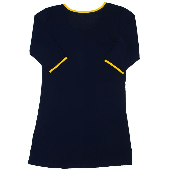 Платье женское, цвет синий, размер 46