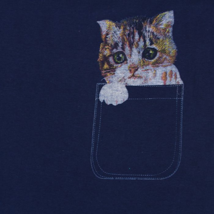 Платье женское, размер 50, цвет синий, принт микс