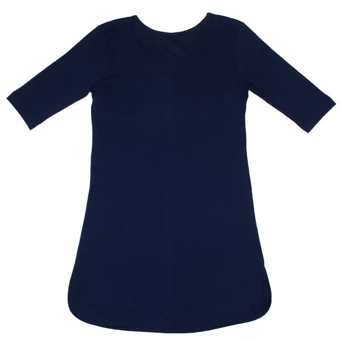 Платье женское, размер 50, цвет синий, принт микс