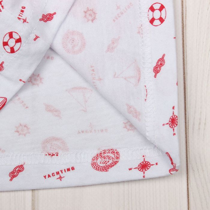 Комплект для мальчика (трусы, майка), рост 110-116 см (32), цвет белый/красный