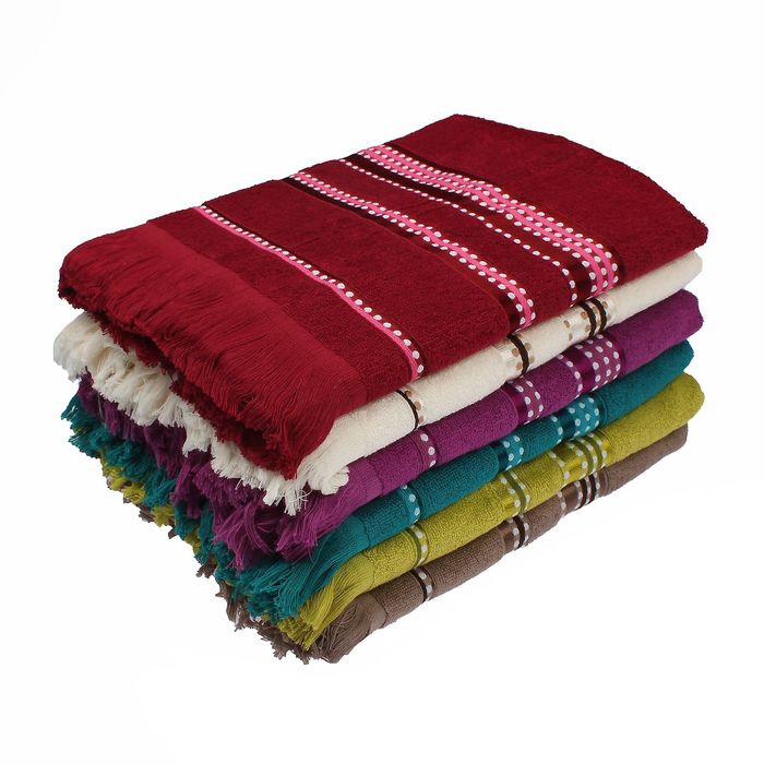 Полотенце махровое Fiesta Econik 70х130 см беж 400гр/м, бамбук