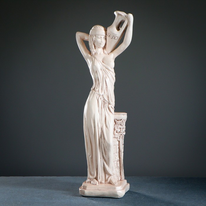 Фигура "Девушка с кувшином" застаренная 16 × 20 × 58 см