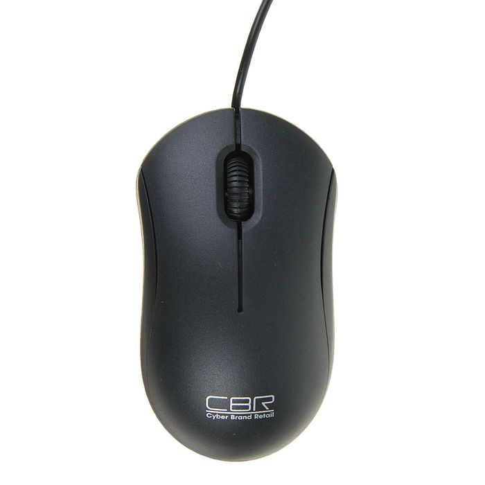 Мышь CBR CM 112 Black, оптическая, проводная, 1200 dpi, USB