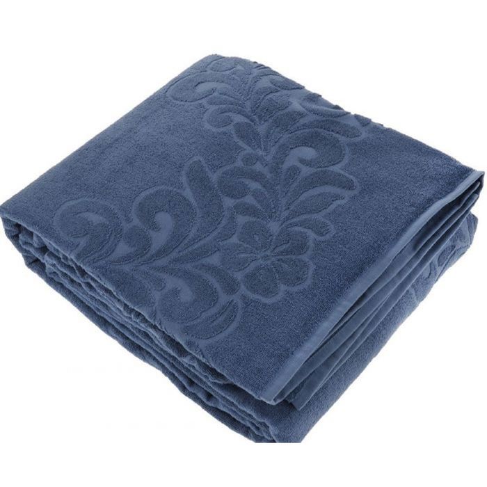 Покрывало махровое VALENCIA COVER, размер 220х240 см, цвет индиго 4657
