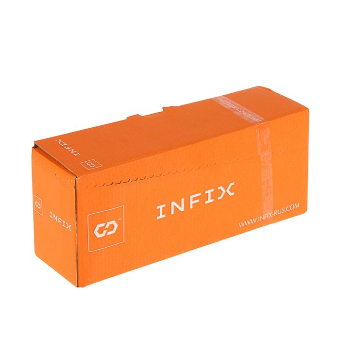 Саморез конструкционный INFIX, 8х180 мм, тарельчатый, Torx40, жёлтый цинк