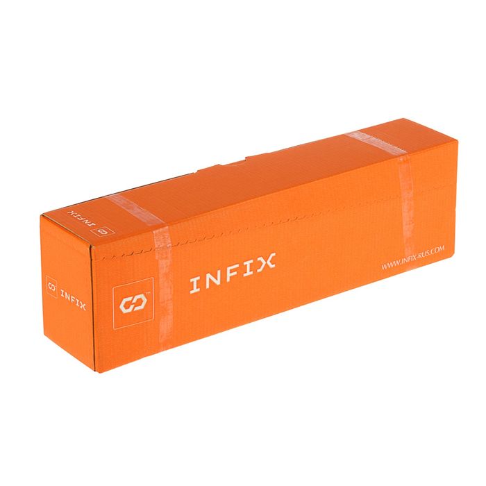 Саморез конструкционный INFIX, 8х260 мм, тарельчатый, Torx40, жёлтый цинк