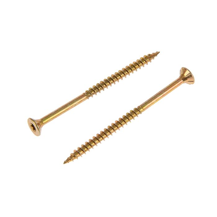 Саморез по дереву INFIX, 4.5х70 мм, потай, Torx20, жёлтый цинк