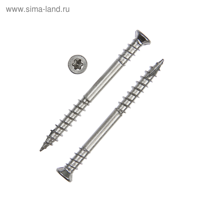 

Саморез для террасной доски INFIX, 5х60 мм, потай, Torx25, нерж.сталь