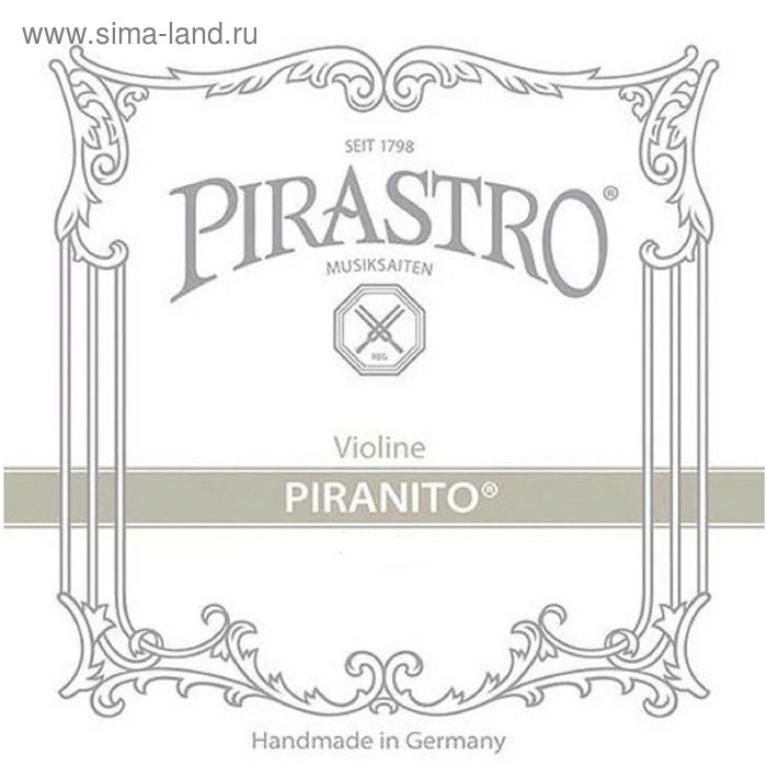 Комплект струн для скрипки Pirastro 615500 Piranito 44 Violin металл 3377₽