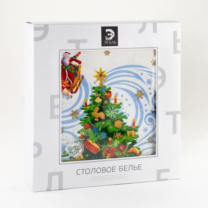 Скатерть "Этель" Новогодняя сказка 145х110 см, 100% хл, саржа 190 гр/м2