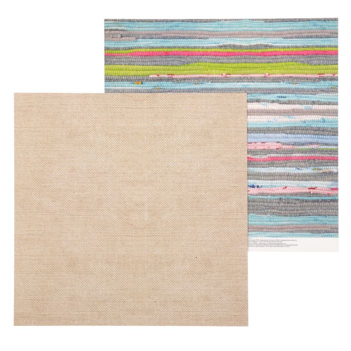 Бумага для скрапбукинга "Дачный коврик" 30.5 х 30.5 см 180 г/м