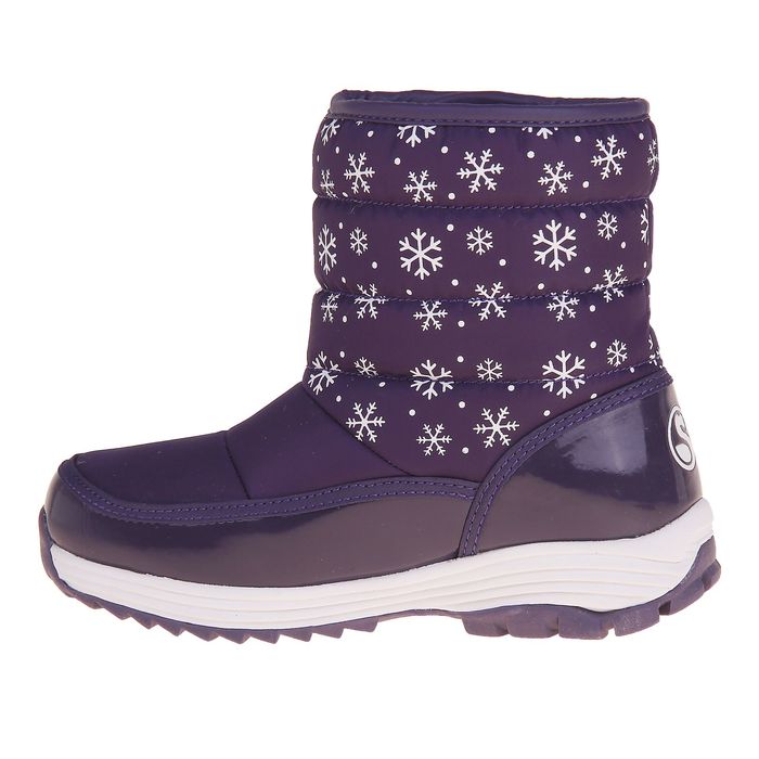 Дутики детские арт. W6NQ033 (12), цвет фиолетовый, размер 32