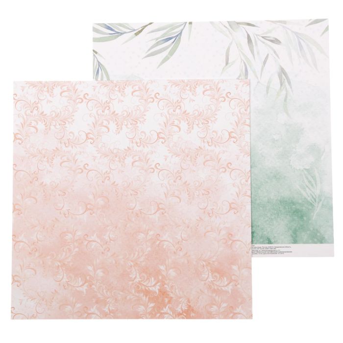 Бумага для скрапбукинга "Мечты сбываются", 30.5 х 30.5 см 180 г/м