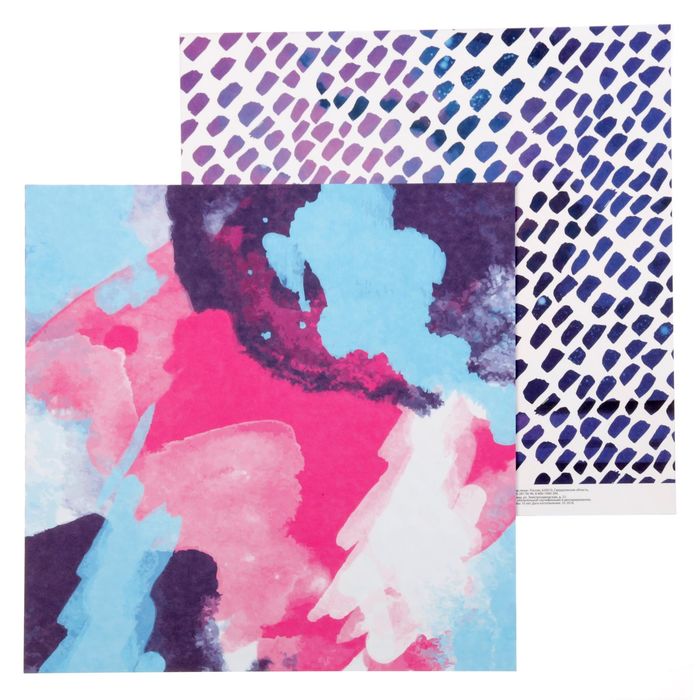 Бумага для скрапбукинга "Выше только звезды", 30.5 х 30.5 см 180 г/м