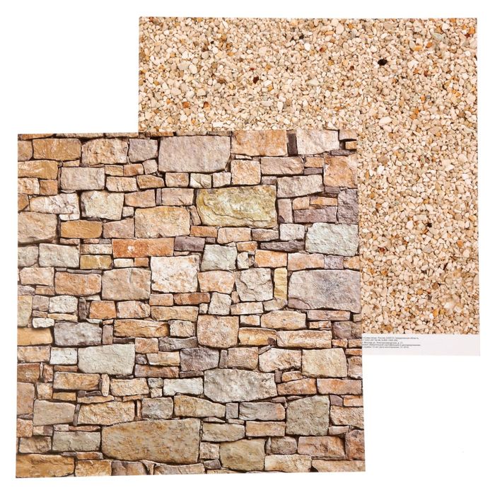 Бумага для скрапбукинга «Галечный песок», 30,5 × 30,5 см, 180 гр/м2