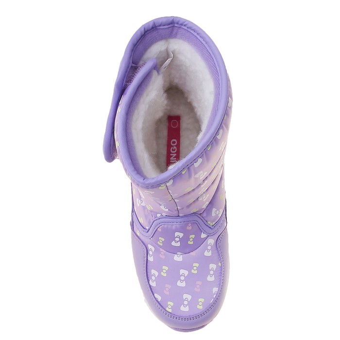 Дутики детские арт. W6NQ053 (12), цвет сиреневый, размер 30