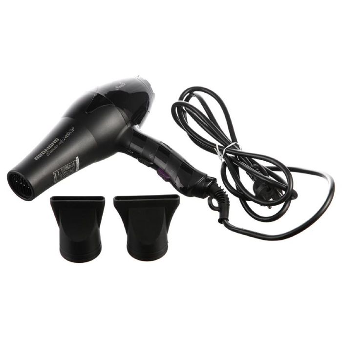 Фен Redmond RF-503, 2400 Вт, 3 режима, 2 скорости, профессиональный