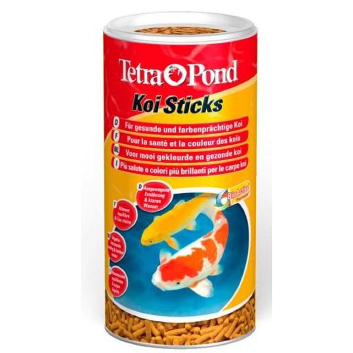 Корм Pond KoiSticks Growth для прудовых рыб, гранулы для роста, 1 л