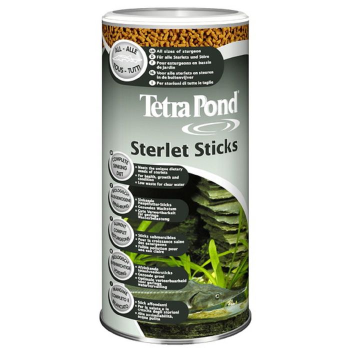 Корм Pond Sterlet Sticks для прудовых рыб осетров и стерляди, 1 л