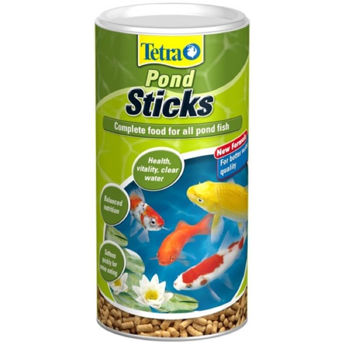 Корм Pond Sticks для прудовых рыб, гранулы для основного питания, 1 л