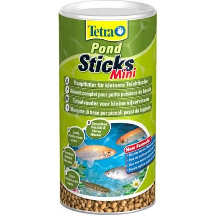 Корм Pond Sticks для прудовых рыб, мини гранулы для основного питания, 1 л