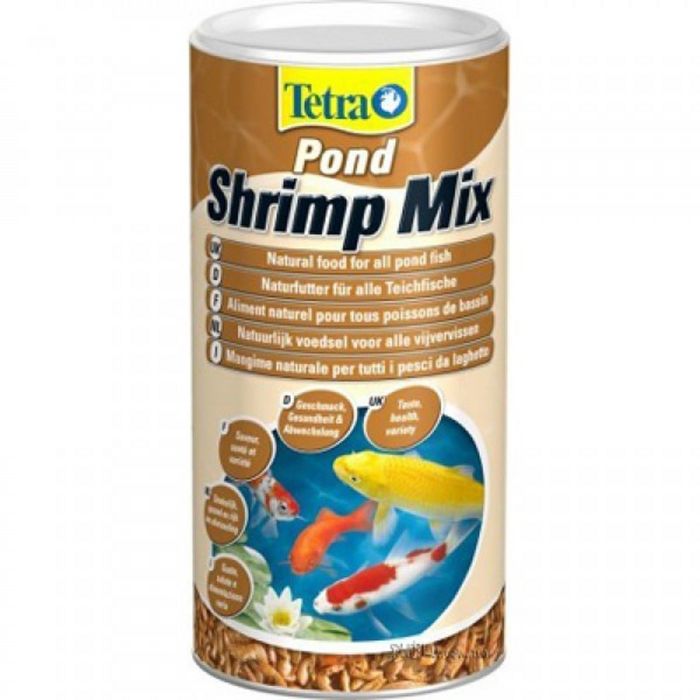 Корм для прудовых рыб Tetra Pond Shrimp Mix смесь из креветок и гаммаруса 1л