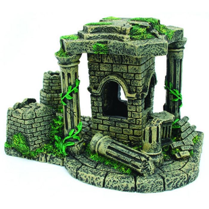 Декорация пластиковая "Древние руины" 230х140х155мм