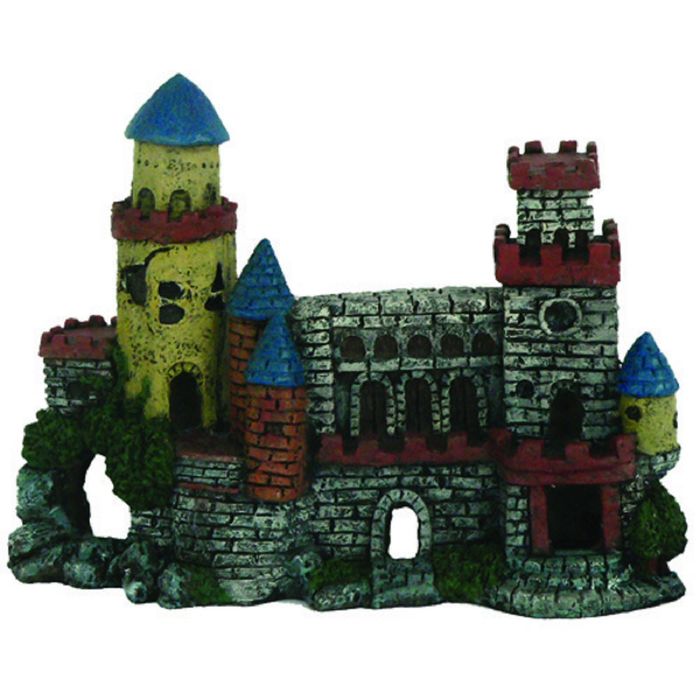 Декорация пластиковая "Замок с двумя башнями" 270х100х200мм