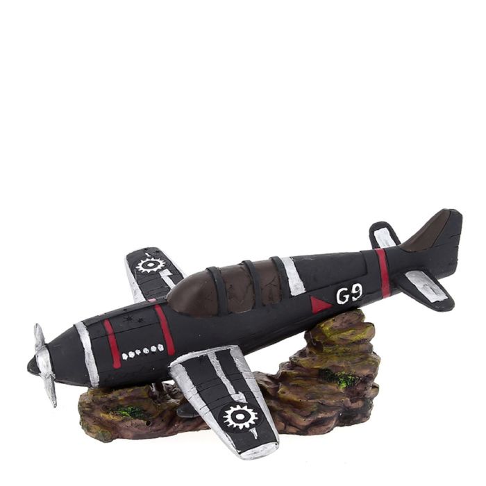 Декорация пластиковая "Затонувший самолет" 235х190х105мм