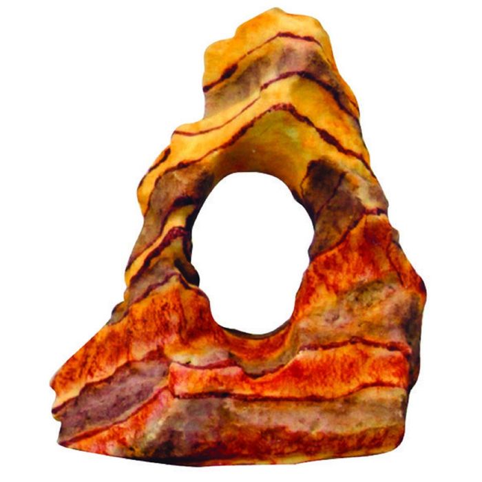 Декорация пластиковая "Радужный камень" 115х80х135мм