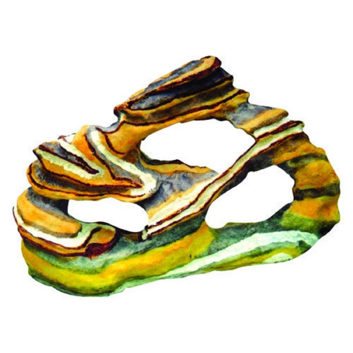 Декорация пластиковая "Радужный камень" 310х100х200мм