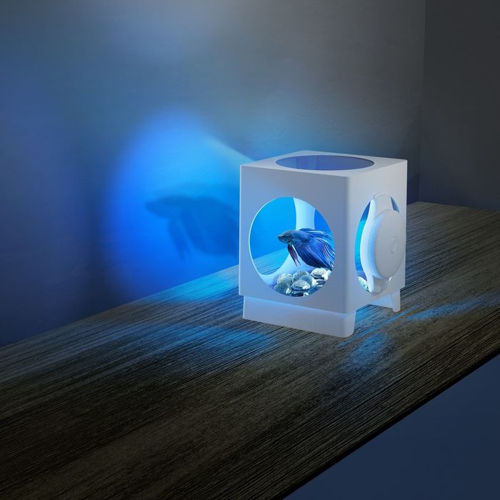 Аквариум Tetra Betta Projector 1,8л белый