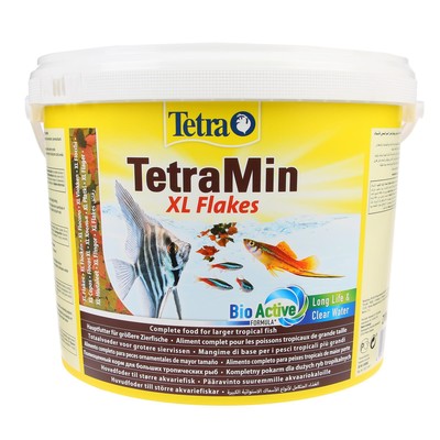 Корм TetraMin XL для рыб, крупные хлопья, 10 л-