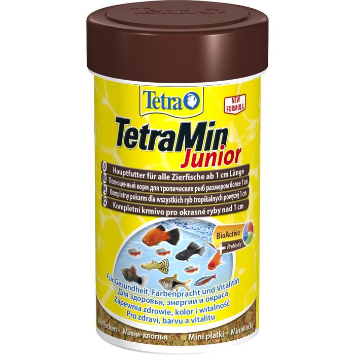 Корм для рыб TetraMin Junior 100мл мелкие хлопья
