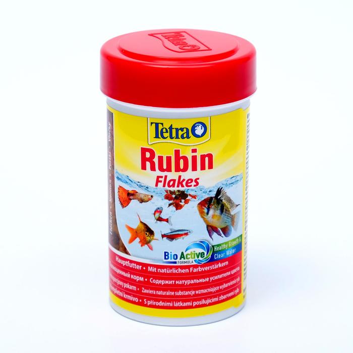 Корм для рыб TetraRubin 100мл хлопья для окраса