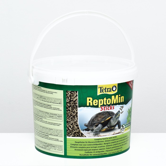 Корм Tetra ReptoMin для рептилий, гранулы, 10 л. 2,8 кг