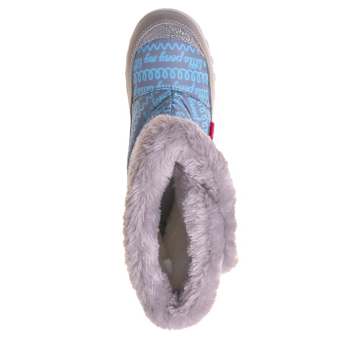 Дутики дошкольные арт. 6444B, цвет голубые, размер 31